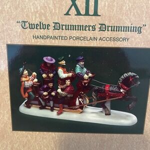 Department 56 Twelve Drummers Drumming 12 Days of Christmas Dickens' Village